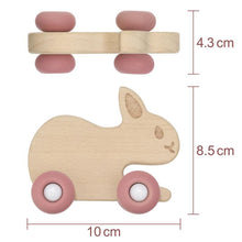 Afbeelding in Gallery-weergave laden, Houten Rammelaar Konijn