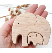 Afbeelding in Gallery-weergave laden, Houten Olifanten - Zwangerschap/Oudersliefde
