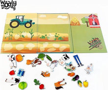 Afbeelding in Gallery-weergave laden, Boerderij Magnetisch Plakboek Uitklapbaar