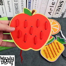 Afbeelding in Gallery-weergave laden, Veter Rijgspel met Fruitstukken