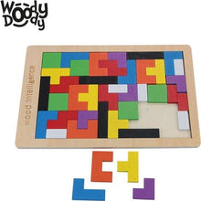 Afbeelding in Gallery-weergave laden, Montessori Tangram Tetris Vormen Puzzel