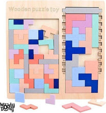 Afbeelding in Gallery-weergave laden, Montessori Tangram Tetris Vormen Puzzel GROOT