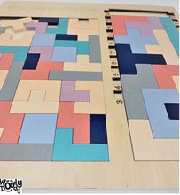 Afbeelding in Gallery-weergave laden, Montessori Tangram Tetris Vormen Puzzel GROOT