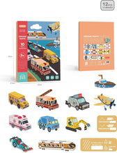 Afbeelding in Gallery-weergave laden, Knutseldoos Wagens en Treinen Vouwen en Stickeren