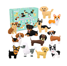 Afbeelding in Gallery-weergave laden, Knutselpakket Puppy&#39;s 6 stuks
